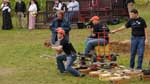 The Crew Shoots a Scene at the 1887 Oshkosh Baseball Game Re-enactment