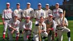 Actors playing the 1921 Boston Braves and St. Louis Cardinals