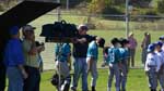 Blocking a Scene During the Little League Game